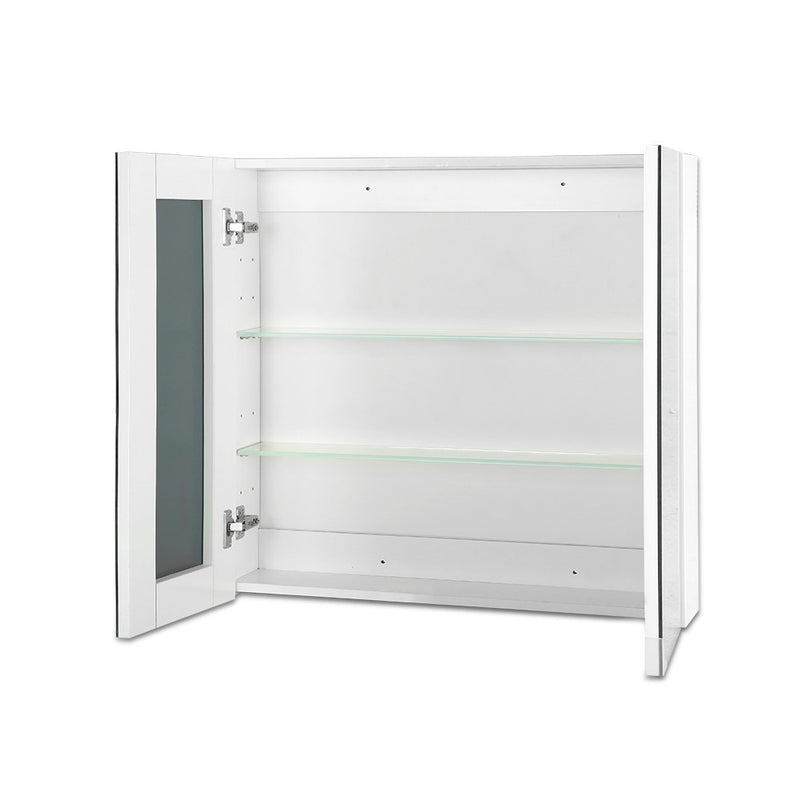 Cefito Bathroom Vanity Mirror with Storage Cabinet - White - Sale Now