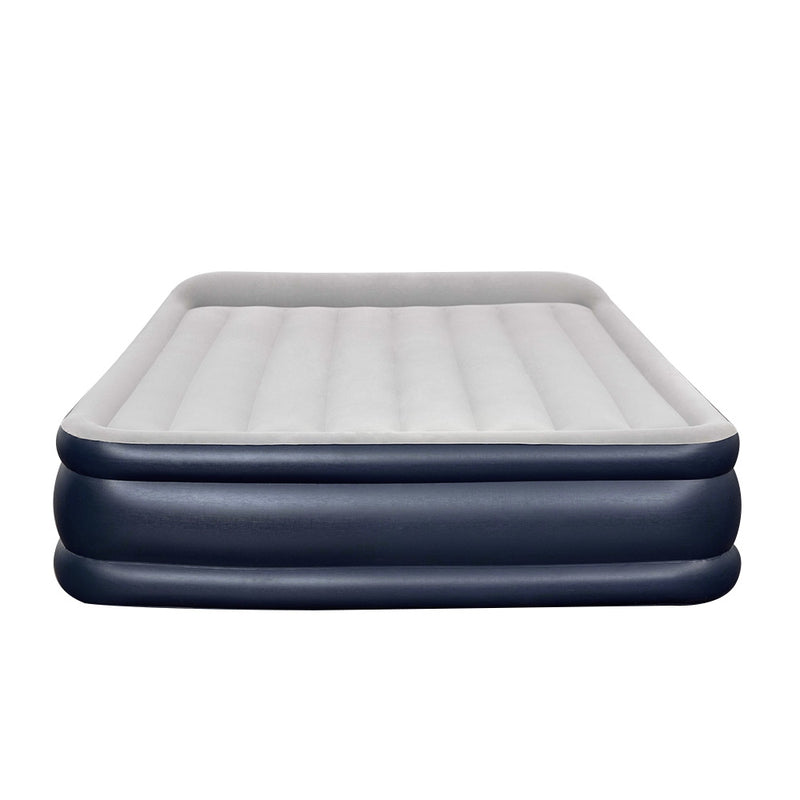 Bestway Queen Air Bed Inflatable Mattress Sleeping Mat Battery Built-in Pump - Sale Now