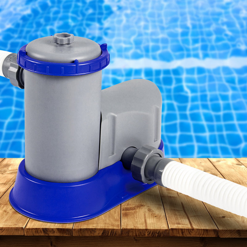 Bestway 1500 GPH Filter Pump Swimming Pool Cleaner - Sale Now