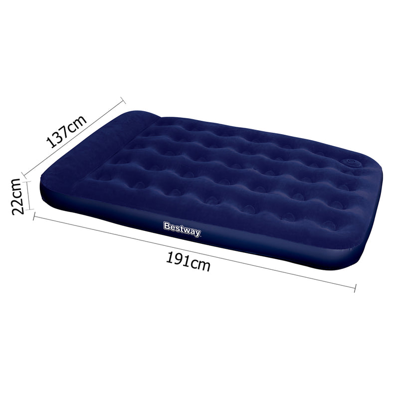 Bestway Double Size Inflatable Air Mattress - Navy - Sale Now