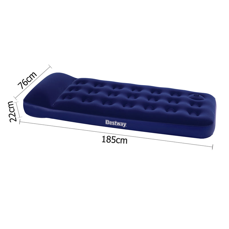 Bestway Single Size Inflatable Air Mattress - Navy - Sale Now