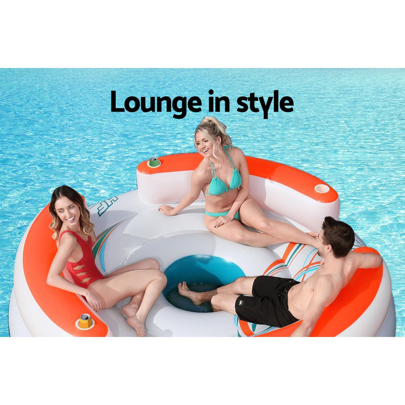 Bestway Inflatable Floating Water Float Pool Lounge Island Swimming Chair Beach - Sale Now