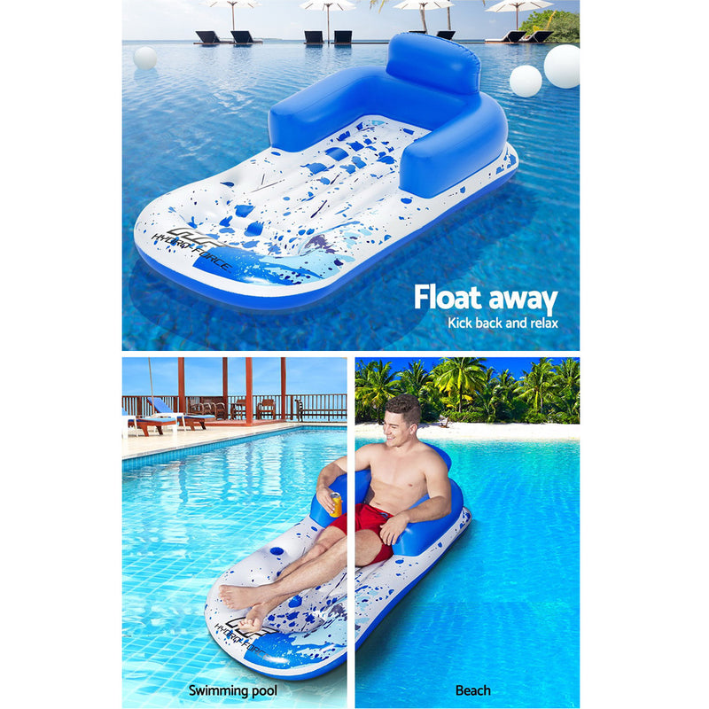 Bestway Inflatable Floating Float Floats Pool Lounge Chair Bed Swimming Pools - Sale Now
