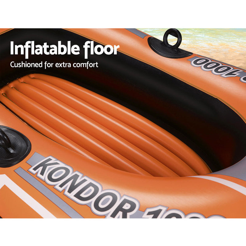 Bestway Kondor Inflatable Boat Float Floats Floating Water Play Pool Toy - Sale Now