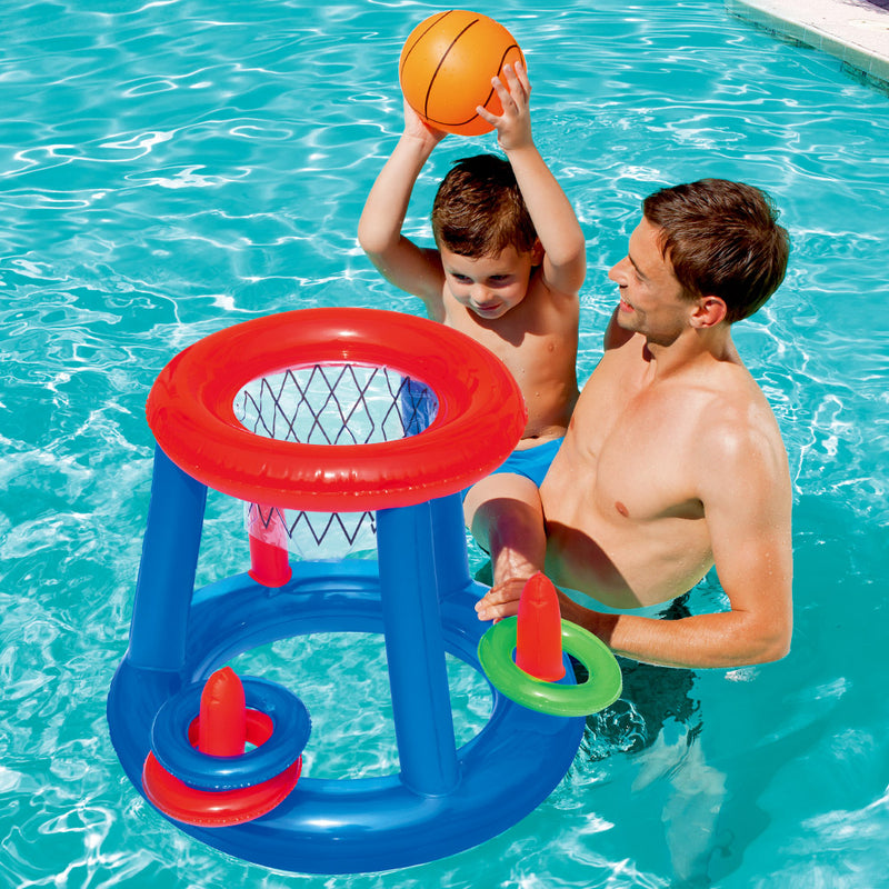 Bestway Game Float Kool Pool Pool Dunk Inflatable Basketball Hoop Set Pool Toy - Sale Now