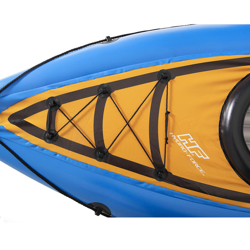 Bestway Inflatable Kayak Kayaks Fishing Boat Canoe Raft Koracle 275cm x 81cm - Sale Now