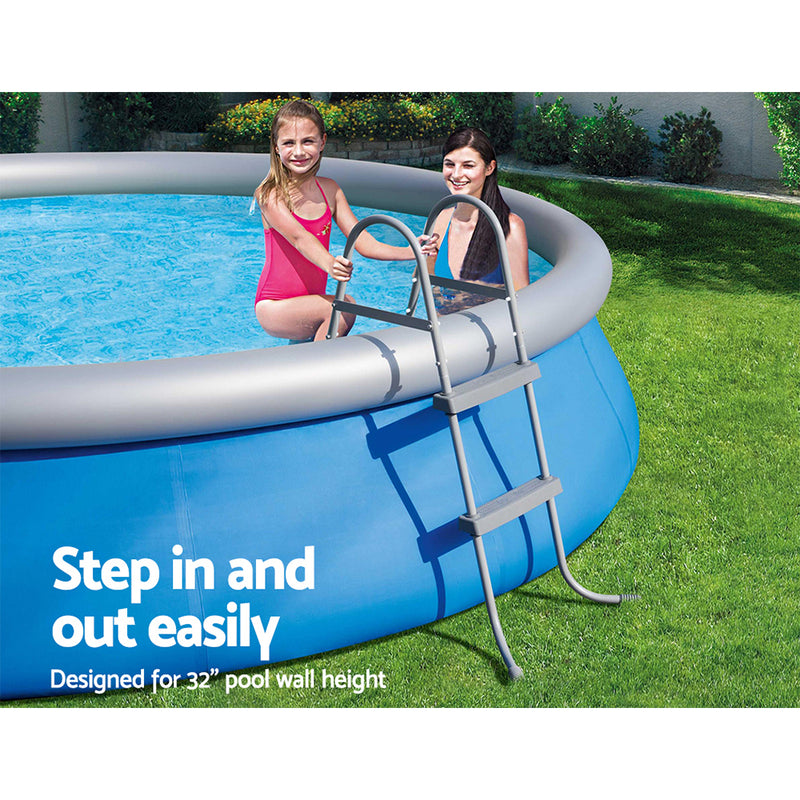 Bestway Ladder Above Ground Swimming Pools 84cm 32 inch Deep Removable Steps - Sale Now