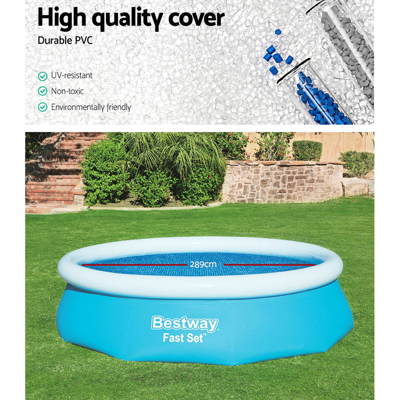 Bestway Solar Pool Cover Blanket for Swimming Pool 10ft 305cm Round Pool 58241 - Sale Now