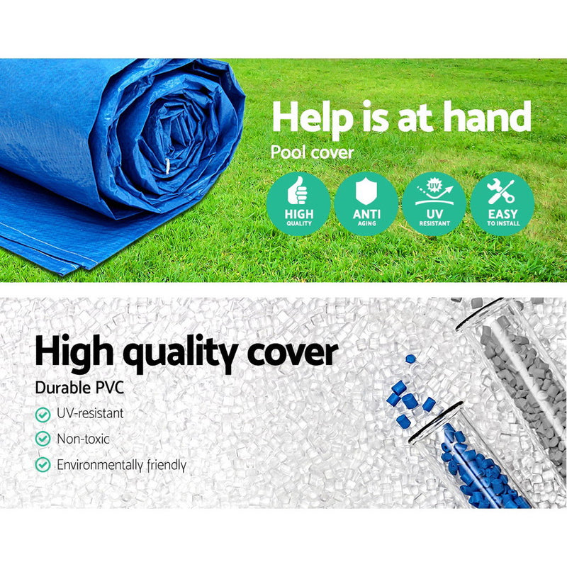 Bestway Swimming Pool Cover For 2.59mx1.7m Above Ground Pools LeafStop - Sale Now