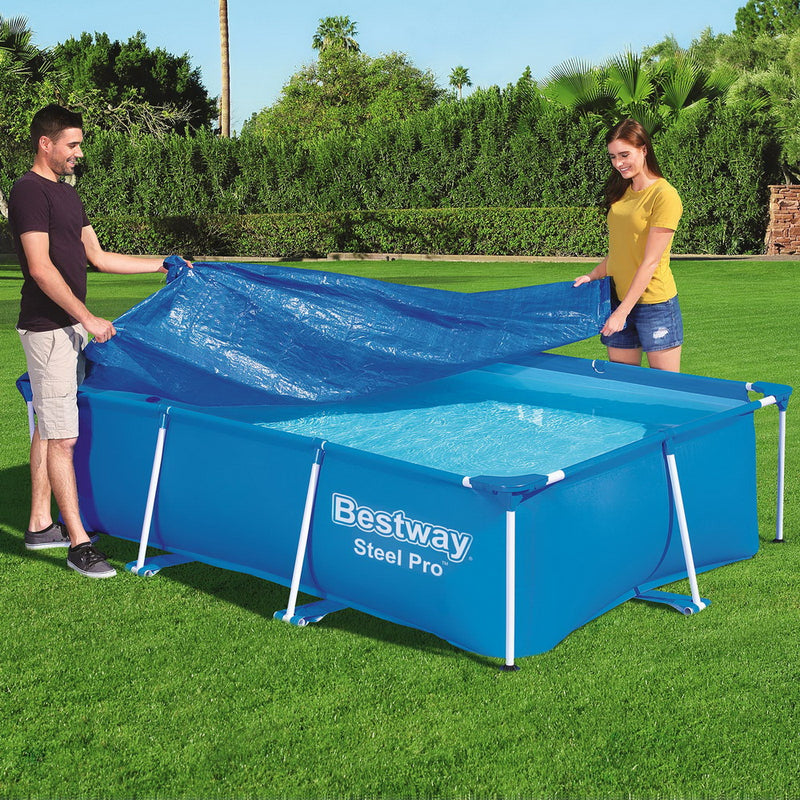 Bestway Swimming Pool Cover For 2.59mx1.7m Above Ground Pools LeafStop - Sale Now