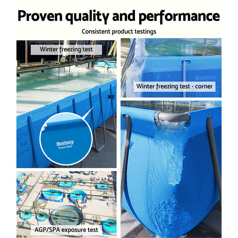 Bestway Swimming Pool Above Ground Filter Pump Steel Pro™ Frame Pools 3.69M