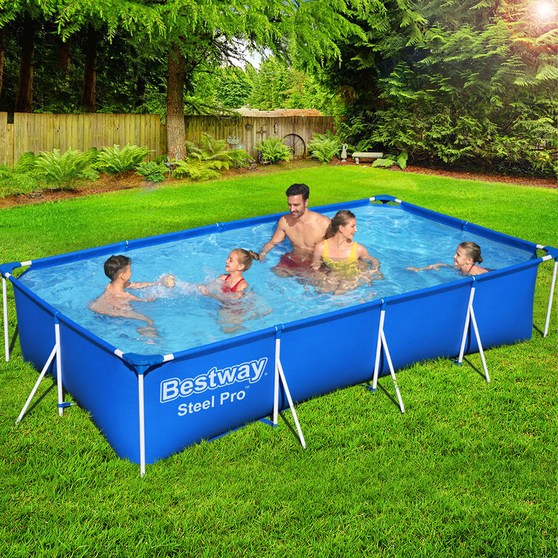 Bestway Swimming Pool Above Ground Filter Pump Steel Pro™ Frame Pools 4M