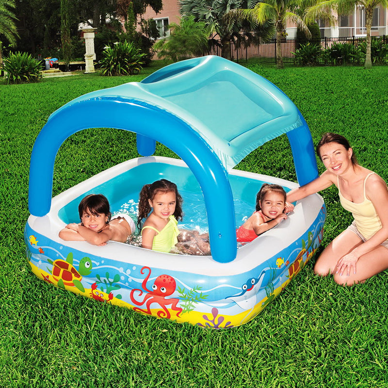 Bestway Inflatable Kids Pool Canopy Play Pool Swimming Pool Family Pools - Sale Now