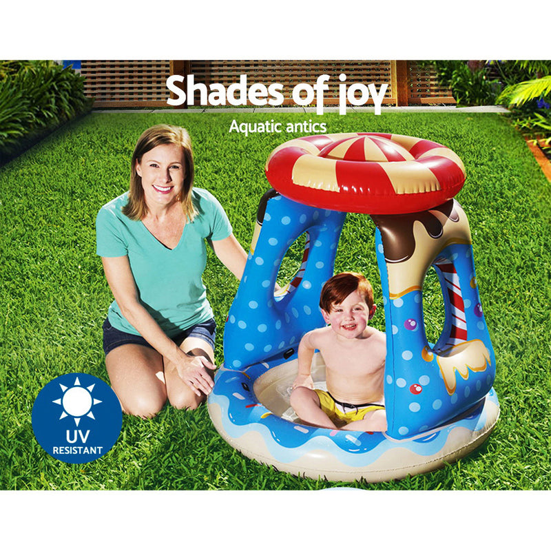Bestway Kid Play Pool Swimming Pools Top Shade Inflatable Outdoor Family - Sale Now