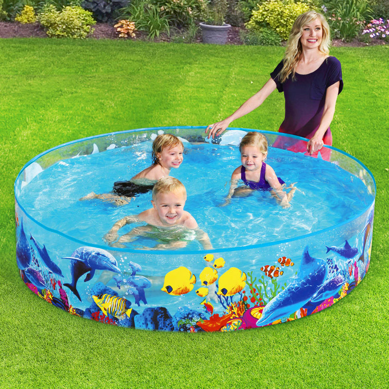 Bestway Swimming Pool Above Ground Kids Play Pools Inflatable Fun Odyssey Pool - Sale Now
