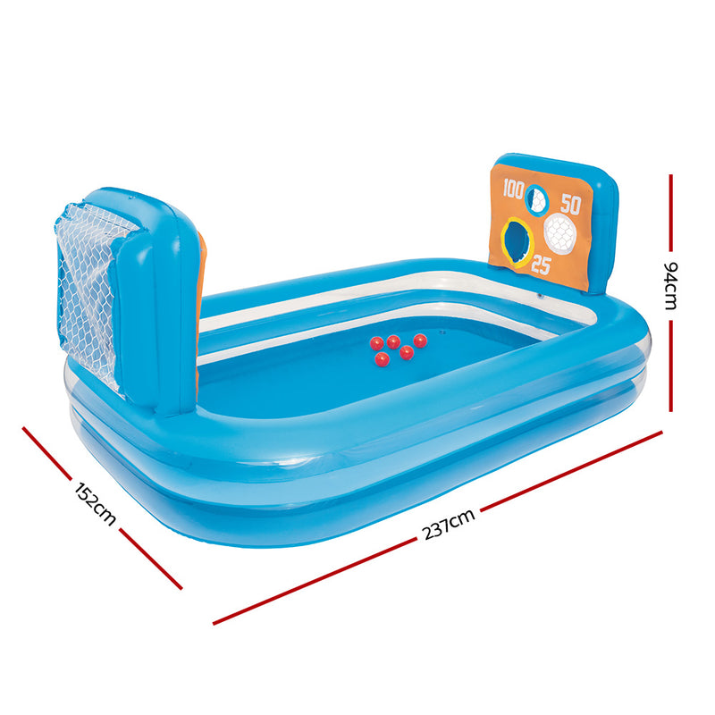 Bestway Inflatable Kids Pool Skill Shot Swimming Paddling Pool Ball Pit Game Toy - Sale Now