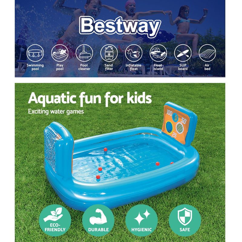 Bestway Inflatable Kids Pool Skill Shot Swimming Paddling Pool Ball Pit Game Toy - Sale Now