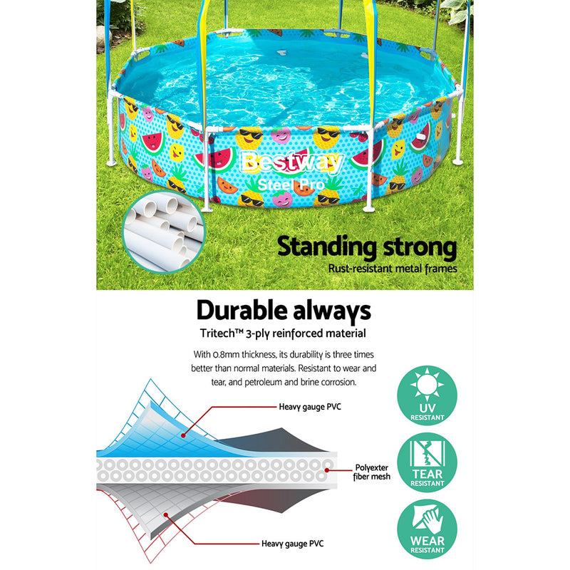 Bestway Above Ground Swimming Pool with Mist Shade - Sale Now