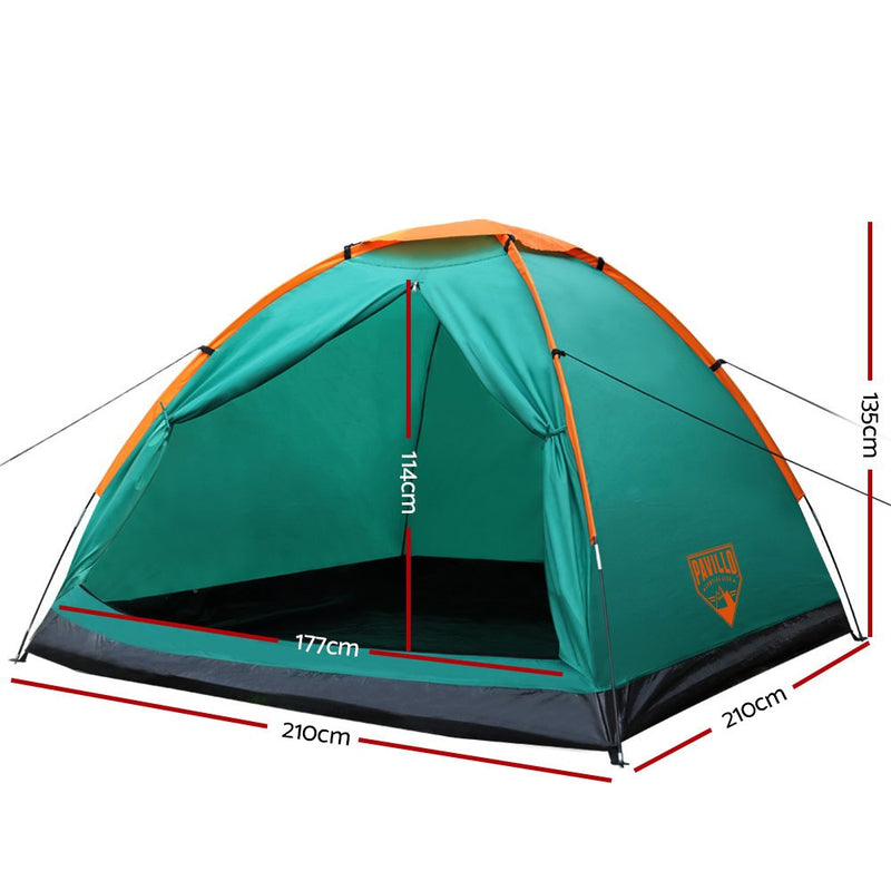 Bestway Camping Tent Family Hiking Canvas Beach Tent Three Person - Sale Now