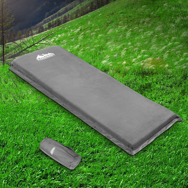 Weisshorn Single Size Self Inflating Matress - Grey - Sale Now