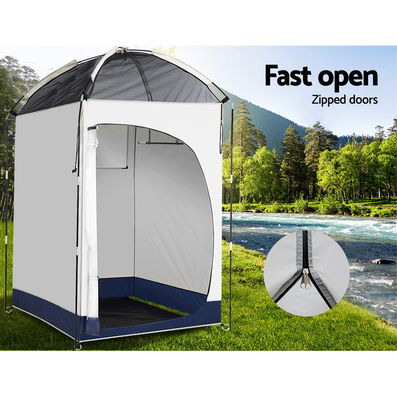 Weisshorn Camping Shower Tent Portable Toilet Outdoor Change Room Ensuite - Sale Now
