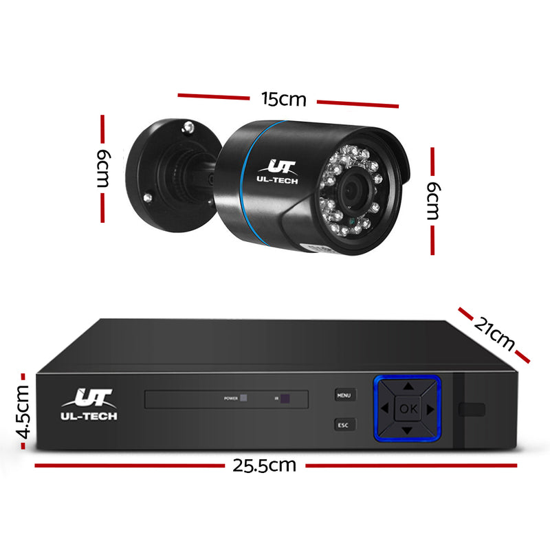 UL Tech 1080P 8 Channel HDMI CCTV Security Camera with 1TB Hard Drive - Sale Now