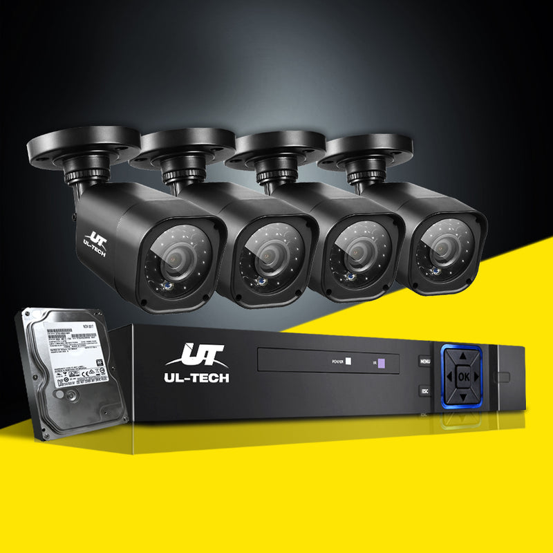UL-tech CCTV Camera Home Security System 8CH DVR 1080P Cameras Outdoor Day Night - Sale Now