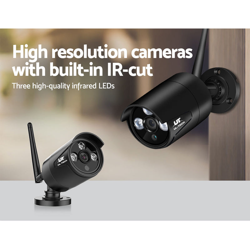 UL-TECH 1080P Wireless Security Camera System IP CCTV Home - Sale Now