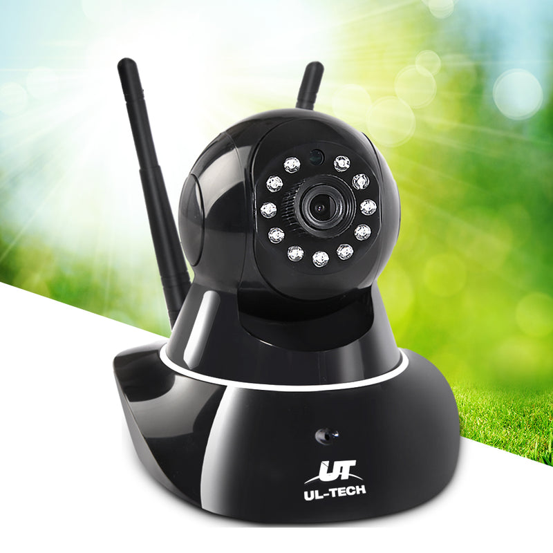 UL Tech 1080P WIreless IP Camera - Black - Sale Now