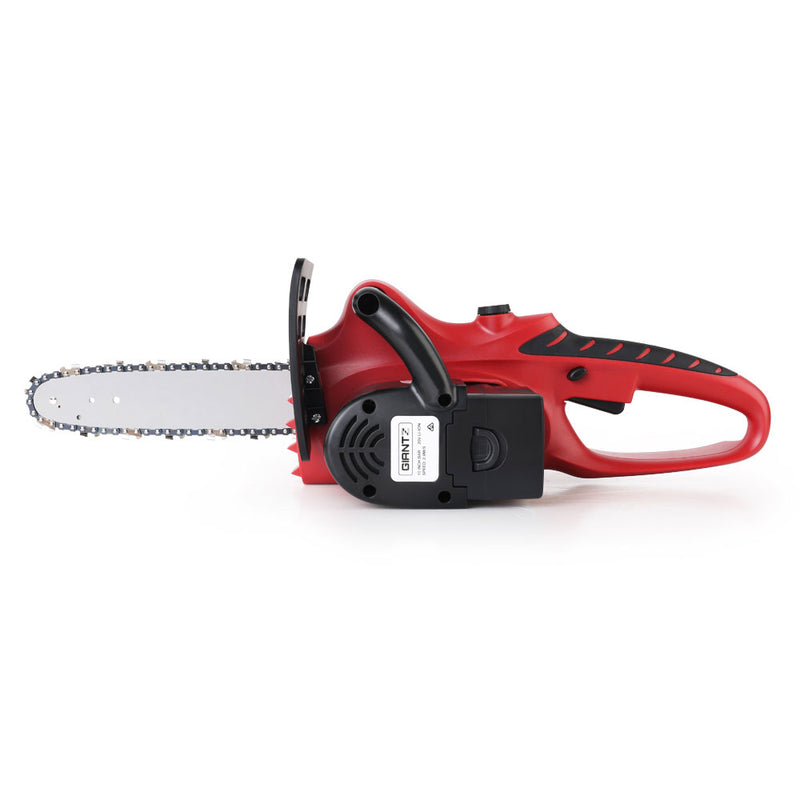 Giantz 20V Cordless Chainsaw - Black and Red - Sale Now
