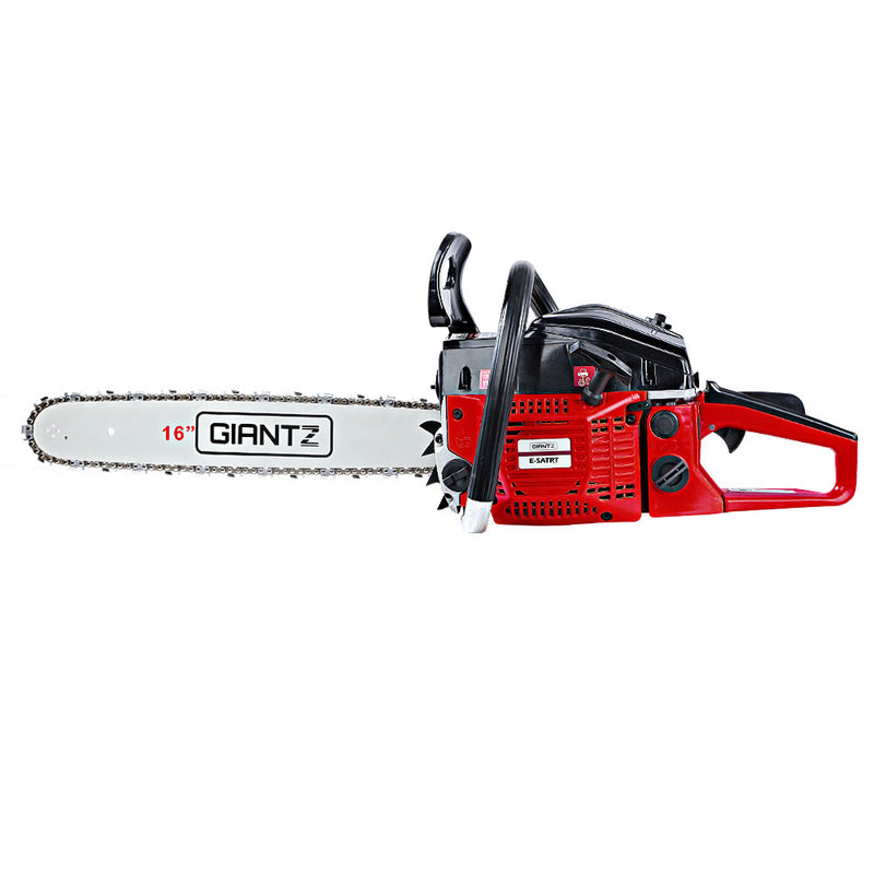 Giantz 45cc Petrol Commercial Chainsaw 16" Bar E-Start Pruning Chain Saw - Sale Now