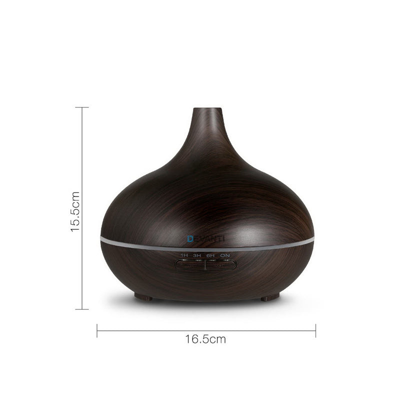 300ml 4-in-1 Aroma Diffuser Dark Wood - Sale Now