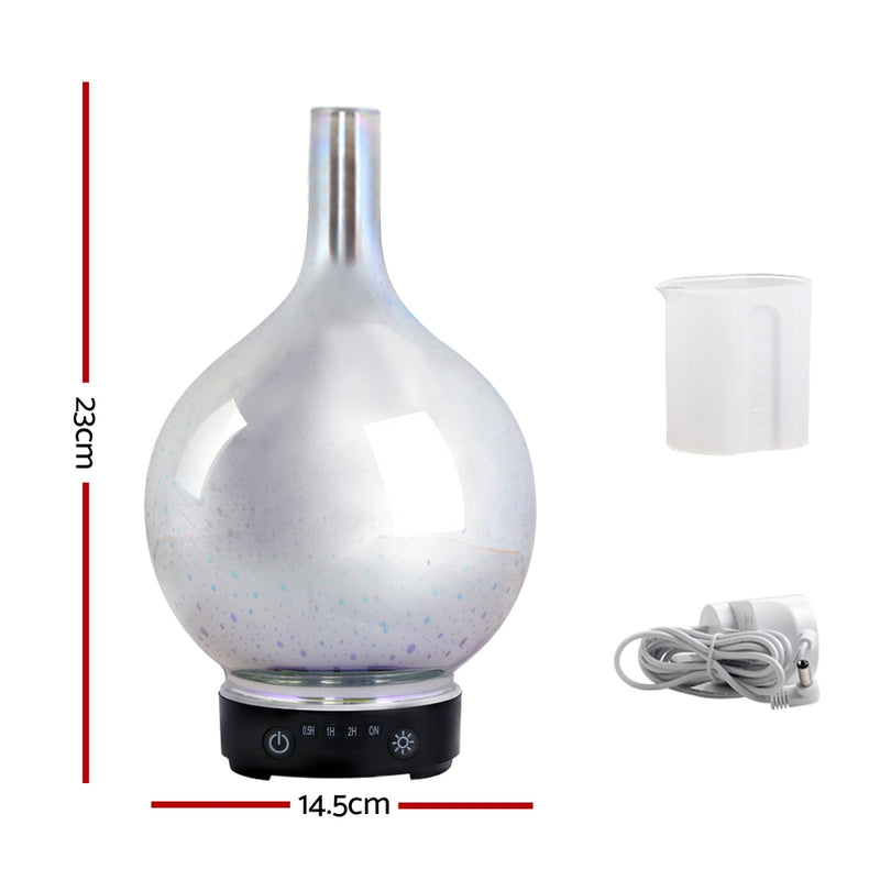 Aroma Diffuser 3D LED Light Oil Firework Air Humidifier 100ml - Sale Now