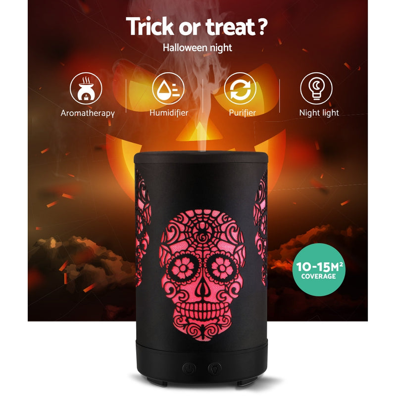 Devanti Ultraconic Aromatherapy Diffuser Aroma Oil Air Humidifier Halloween - Sale Now