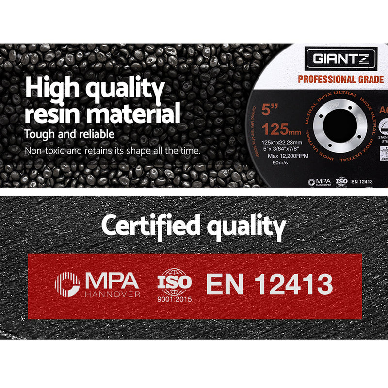 Giantz 50 x 5" Cutting Disc 125mm Metal Cut Off Wheel Angle Grinder Thin Steel - Sale Now