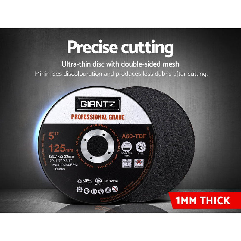 Giantz 50 x 5" Cutting Disc 125mm Metal Cut Off Wheel Angle Grinder Thin Steel - Sale Now