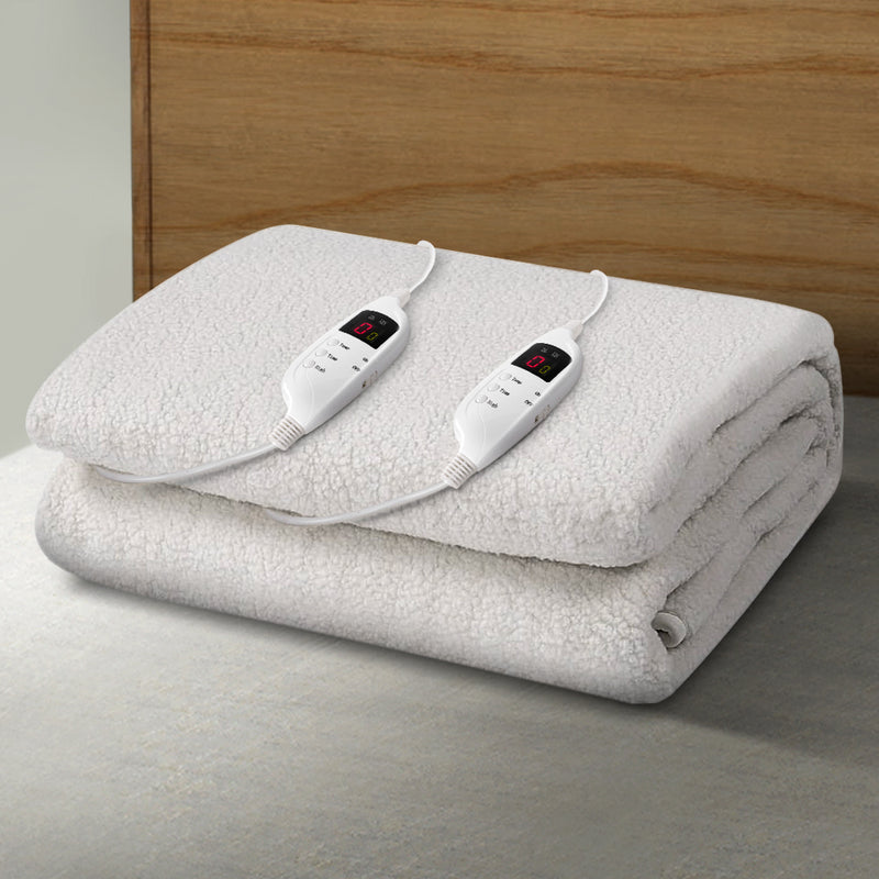 Giselle Bedding 9 Setting Fully Fitted Electric Blanket - King - Sale Now