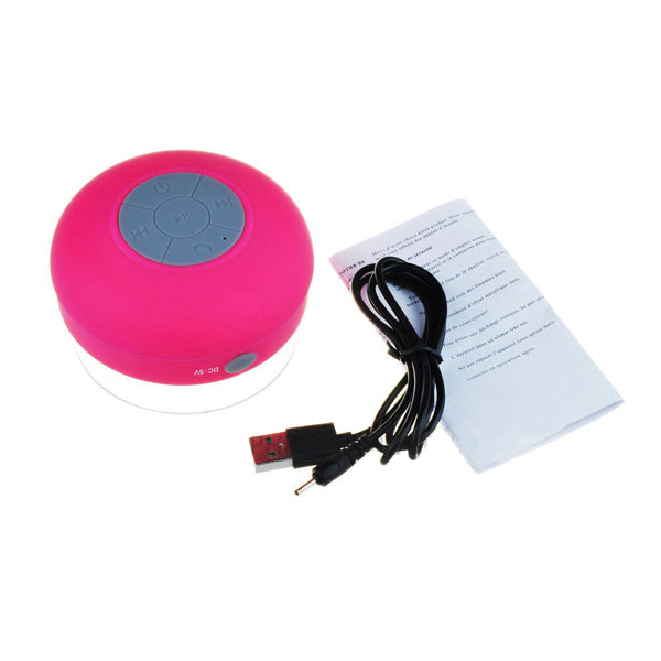 Mini Waterproof Wireless Bluetooth Speaker (Pink) - Sale Now