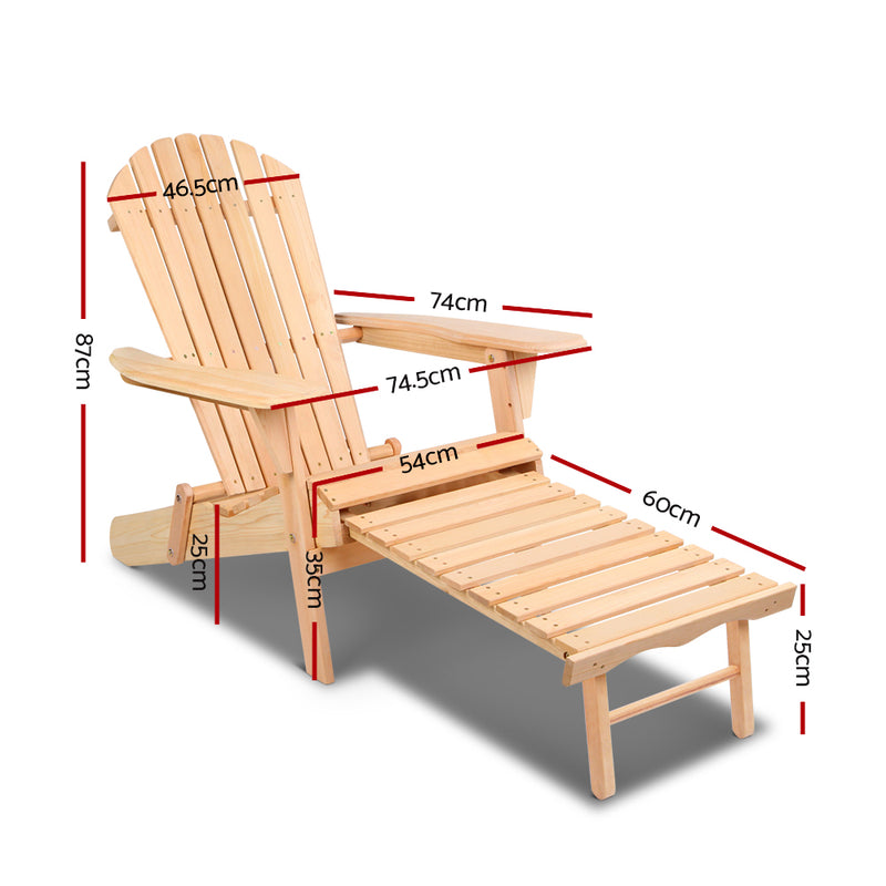 Gardeon Set of 2 Outdoor Sun Lounge Chairs Patio Furniture Beach Chair Lounger - Sale Now