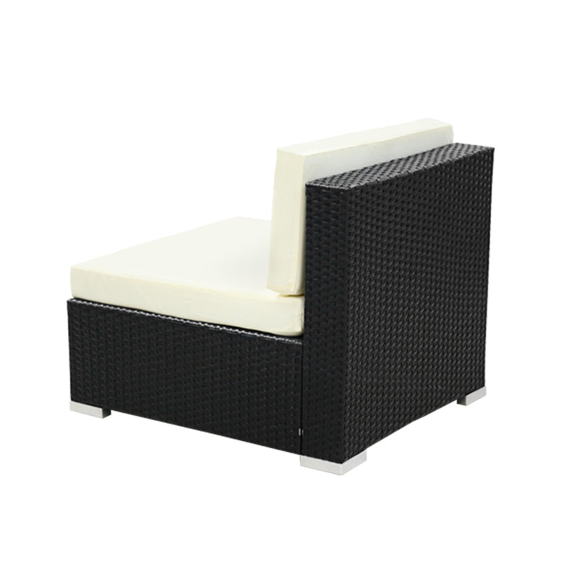 2PC Gardeon Outdoor Furniture Sofa Set Wicker Rattan Garden Lounge Chair Setting - Sale Now