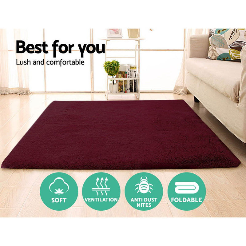 Artiss Floor Rugs Ultra Soft Shaggy Rug Mat 160 x 230 Large Carpet Living Room - Sale Now