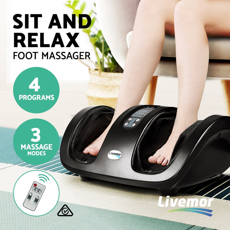 Livemor Foot Massager Black - Sale Now