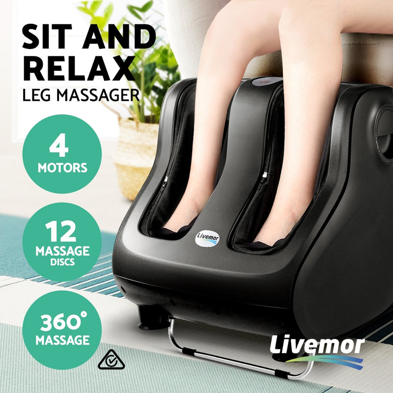 Livemor Foot Massager - Black - Sale Now
