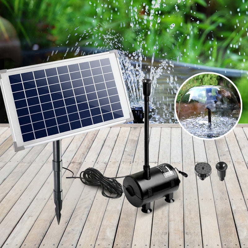 Gardeon 650L/H Submersible Fountain Pump with Solar Panel - Sale Now