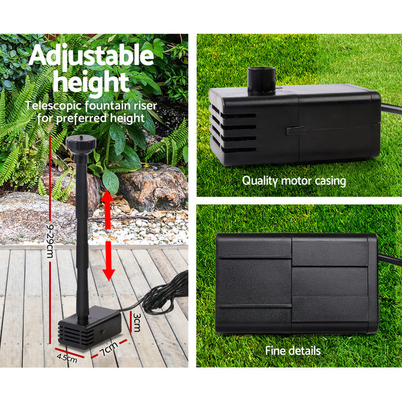 Gardeon 25W Solar Powered Water Pond Pump Outdoor Submersible Fountains - Sale Now