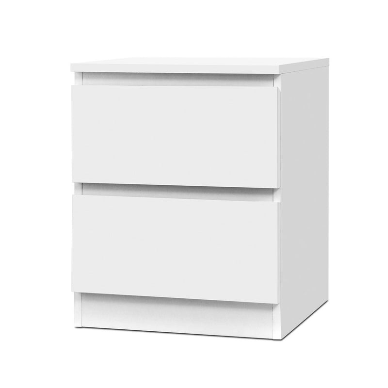 Artiss Bedside Table Cabinet Lamp Side Tables Drawers Nightstand Unit White