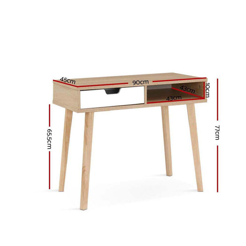 Artiss 2 Drawer Wood Computer Desk - Sale Now