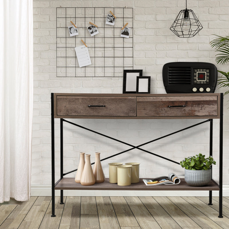 Artiss Wooden Hallway Console Table - Wood - Sale Now
