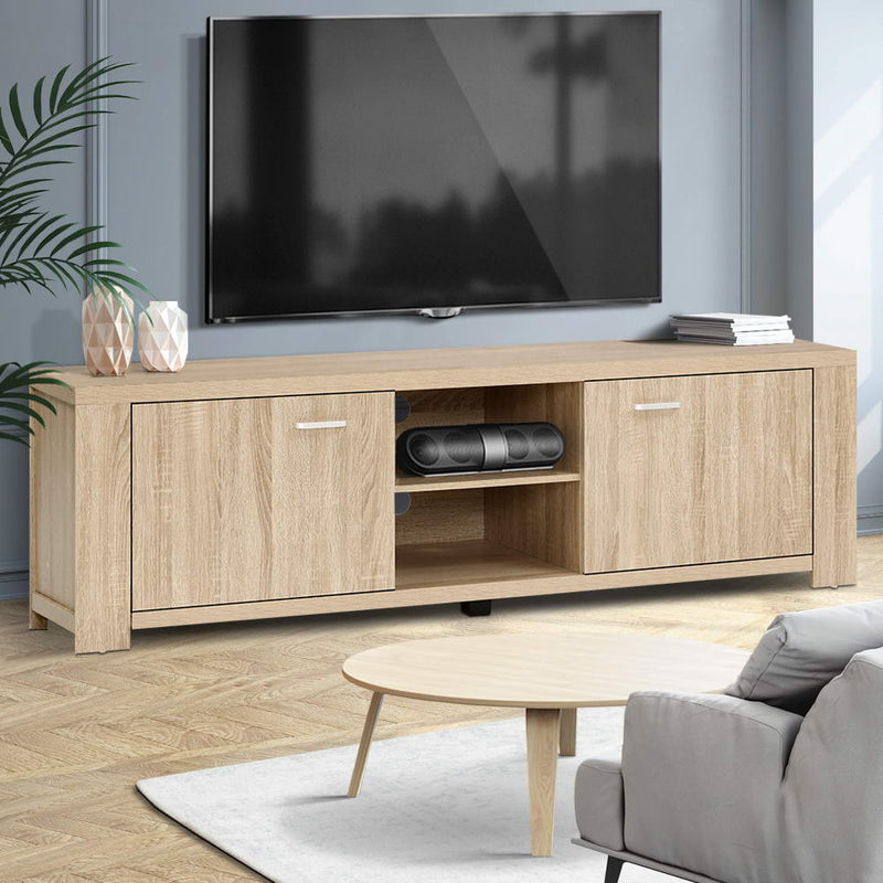 Artiss TV Cabinet Entertainment Unit TV Stand Display Shelf Storage Cabinet Wooden - Sale Now