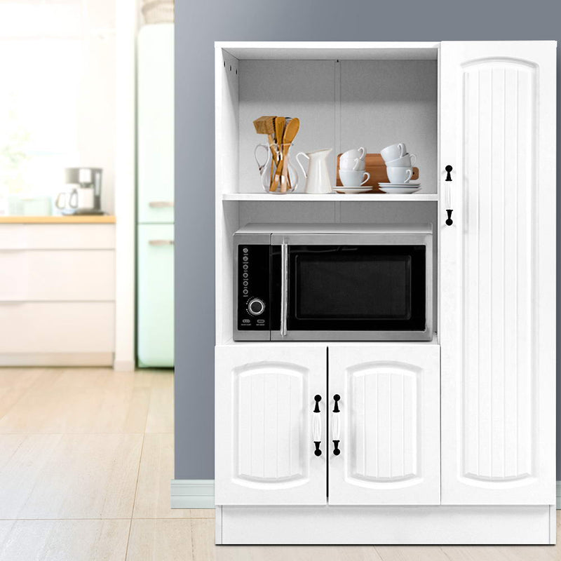 Artiss Buffet Sideboard Cabinet Storage Cupboard Doors White Kitchen Hallway - Sale Now